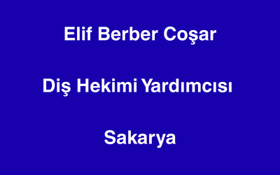 Elif Berber Coşar
